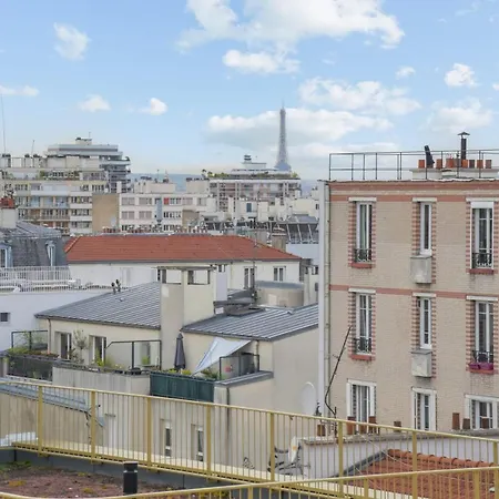Luminous Penthouse With A View In - Welkeys Апартаменты Париж